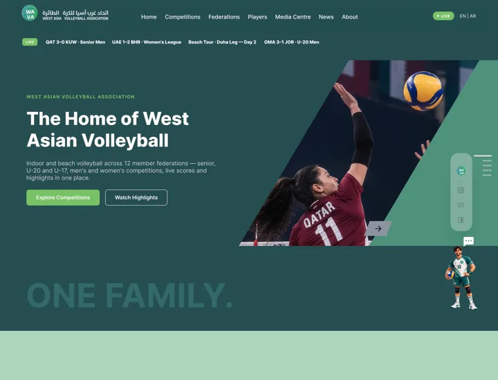 WAVA homepage
